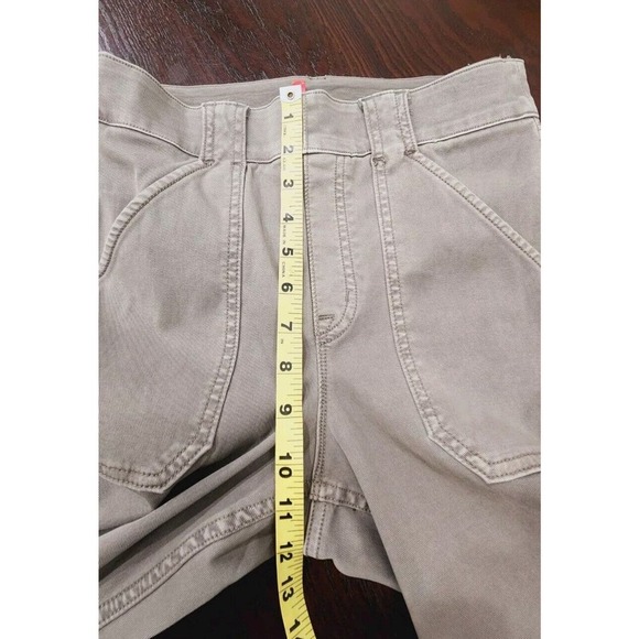 SPANX Stretch‎ Twill High Rise Ankle Skinny Cargo Pants Olive Green NWOT Medium - Picture 10 of 12